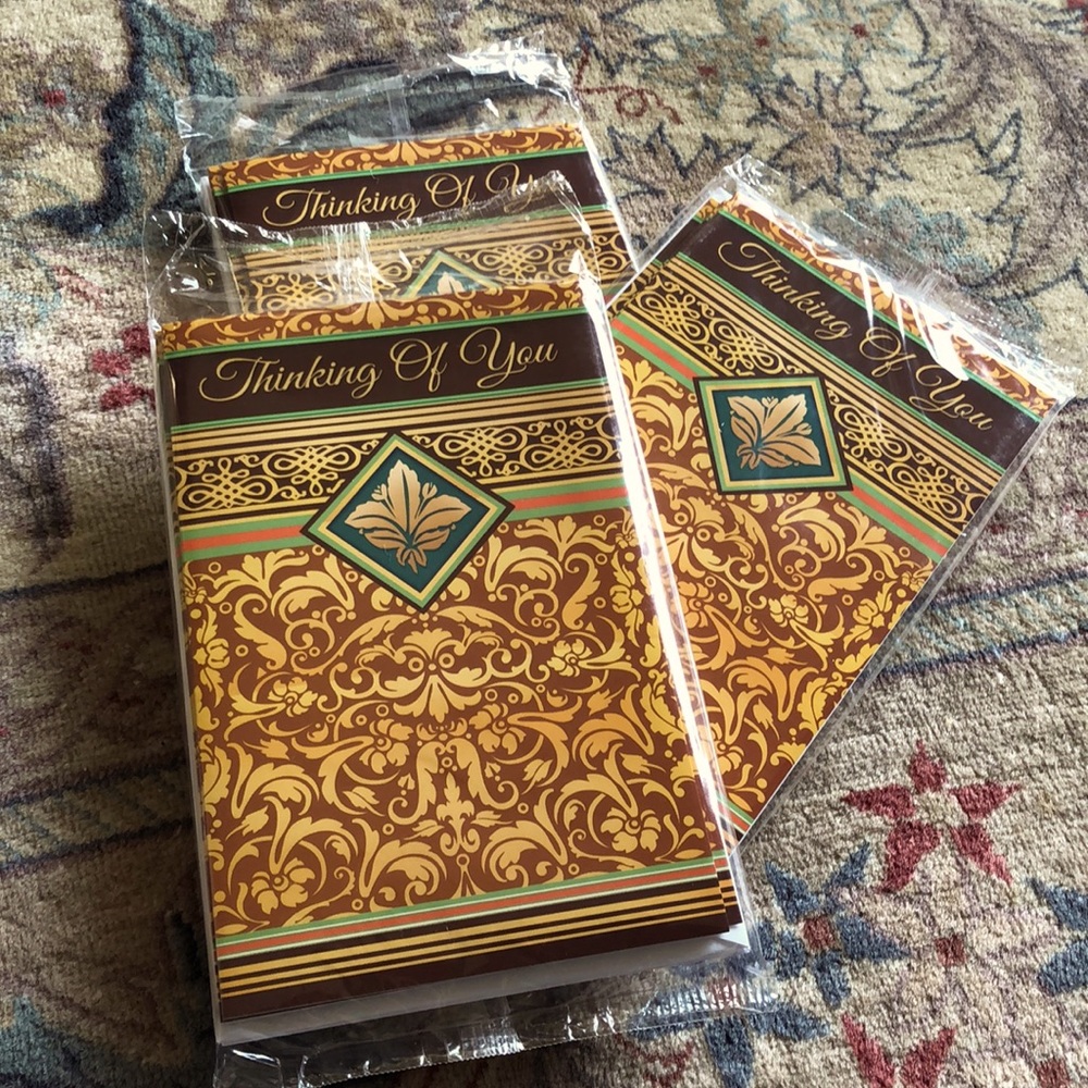 NWT 18 “Thinking of you “greeting cards with envelopes